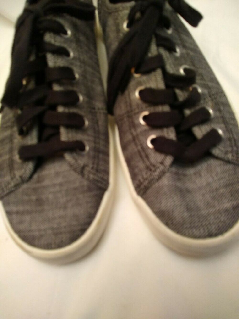 Keds women's size 9.5 Kickstart Denim Twill Black sneakers.